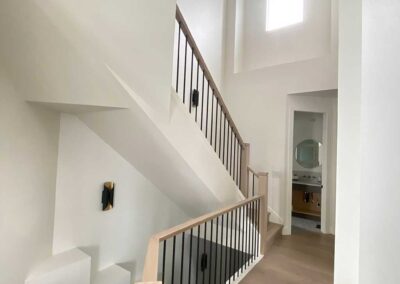 Casa-Rio-staircase-and-painted-high-ceiling